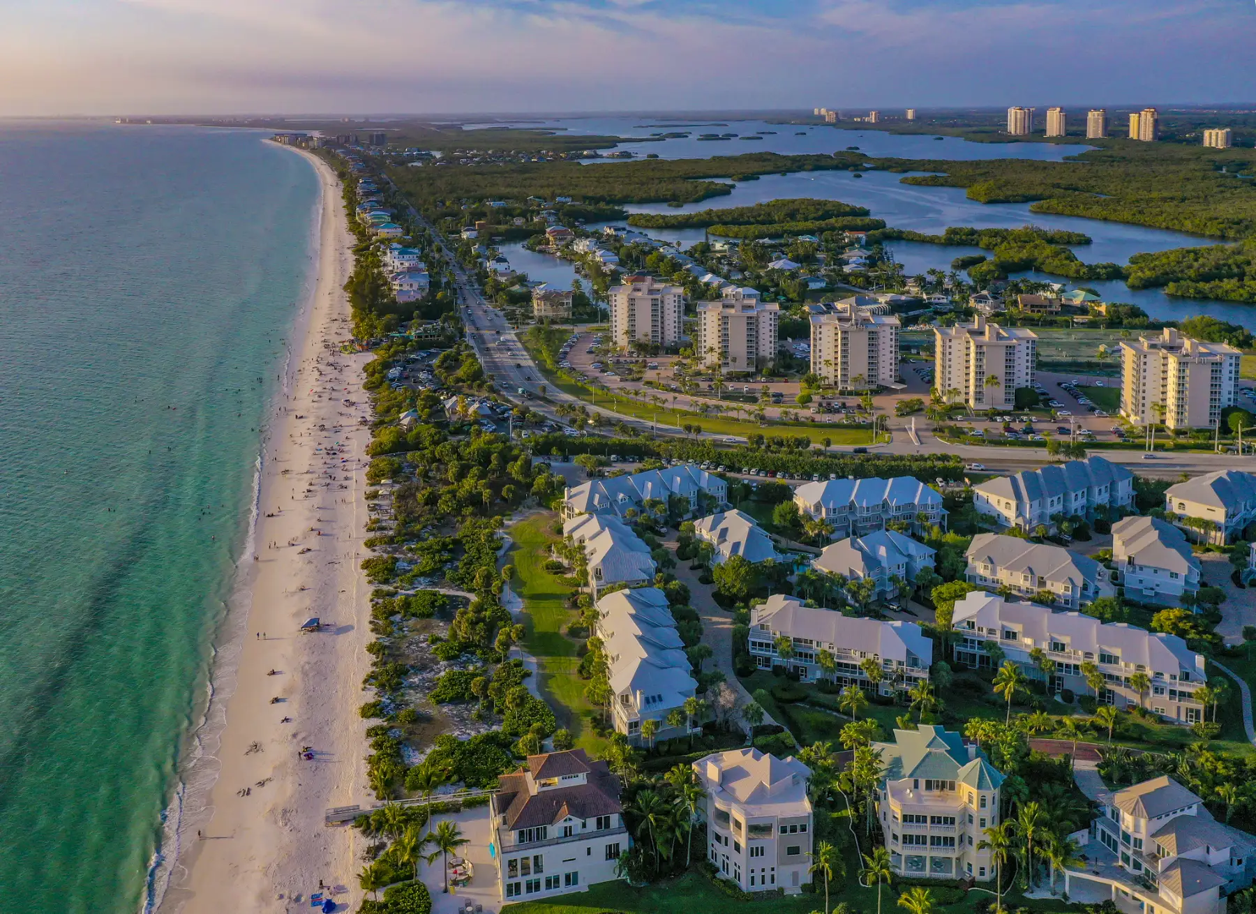 iStock-1436843920 birds eye view of Bonita Beach